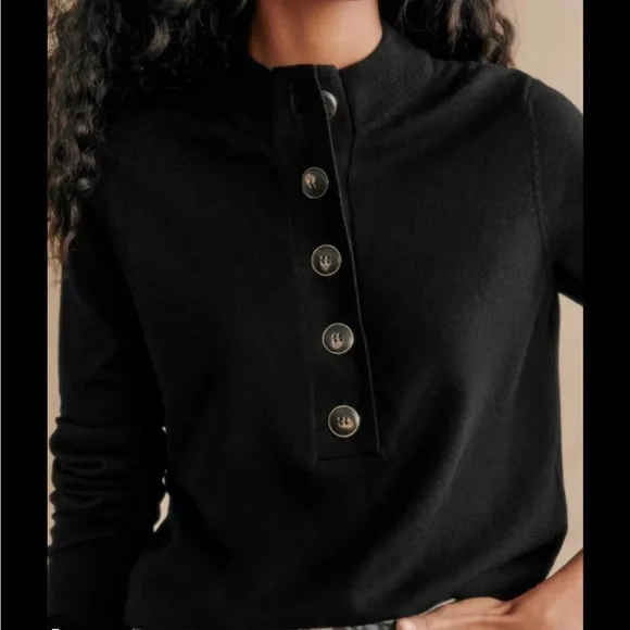 NWT Sezane Timothy Wool Jumper Sweater S - Picture 3 of 7